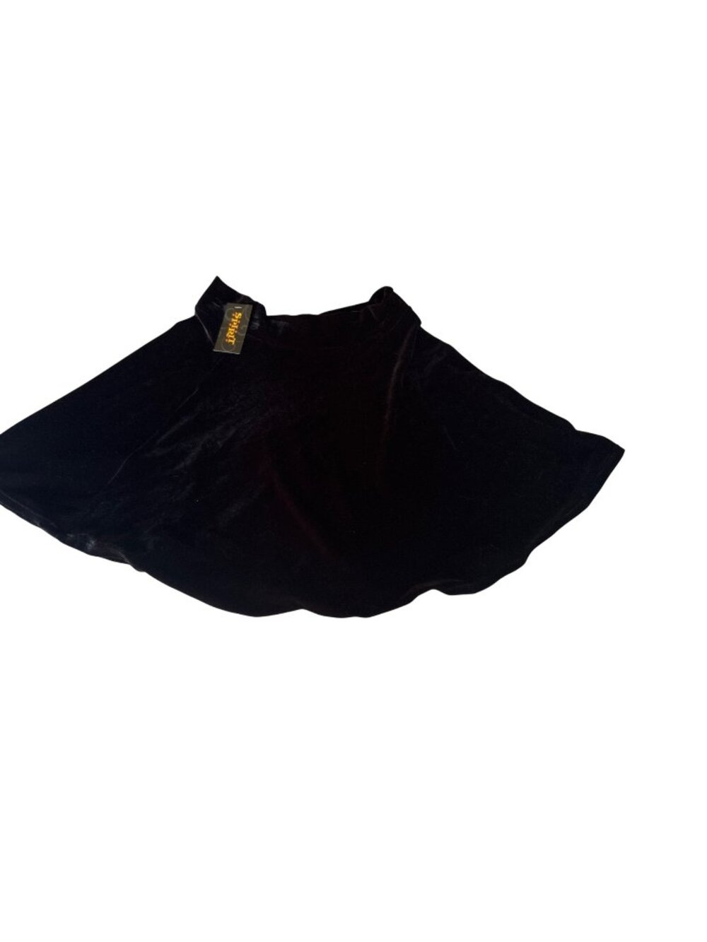 Black Velvet Skirt Halloween Skirt Spirit Halloween Medium Goth